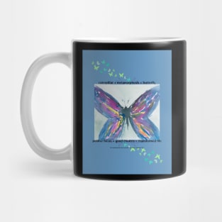 Rainbow Butterfly Mug